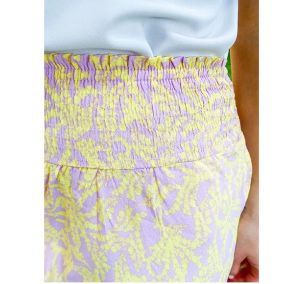 Karlie Pink Yellow Floral Top Skirt Set Medium - Picture 2 of 4